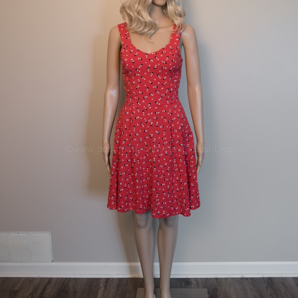 Subtle Red Disney Summer Dress